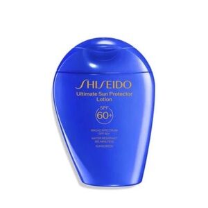 Shiseido Ultimate Sun Protector Lotion SPF 60+ in Blue